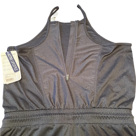 Mondetta Active Lifestyle Romper Black Melange Size - Picture 9 of 12